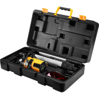 Лазерный самовыравнивающийся уровень DEKO в кейсе LL57 PRO SET 2 PREMIUM со штативом 1 м, 5 линий, красный луч 065-0104-1