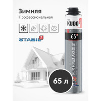 Полиуретановая монтажная пена KUDO ПРОФ PROFF 65 ALASKA 1000 мл KUPP10W65