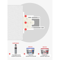 Полиуретановая монтажная пена KUDO ПРОФ PROFF 65 ALASKA 1000 мл KUPP10W65