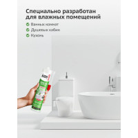 Силиконовый санитарный герметик KUDO (прозрачный; 280 мл) KSK-120