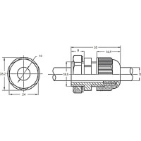 Сальник DKC PG-11 5-10 IP68 4шт 52700R