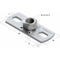 Опорная пластина для малых нагрузок Termoclip TBP L 3F2 М8 9123001