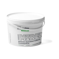 Краска высокостойкая моющаяся супербелая EXPERT MIRENA, 9 л/14 кг GOODHIM 709271