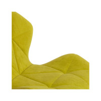 Кресло TetChair SELFI флок олива 23 15299