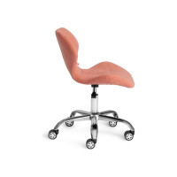 Кресло TetChair SELFI флок розовый 137 15301