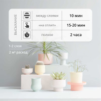 Аэрозольная краска в баллончике KUDO быстросохнущая акриловая универсальная пастельная серая KU-A105