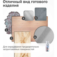 Аэрозольная краска в баллончике KUDO быстросохнущая акриловая универсальная пастельная серая KU-A105