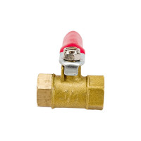 Шаровой кран Pegas pneumatic внутренняя резьба 1/4"F х1/4"F 4405