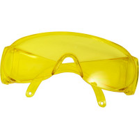 Защитные открытые поликарбонатные очки ЕЛАНПЛАСТ желтые ОЧК305KN (О-13012KN)