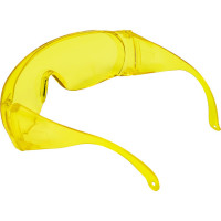 Защитные открытые поликарбонатные очки ЕЛАНПЛАСТ желтые ОЧК305KN (О-13012KN)