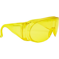 Защитные открытые поликарбонатные очки ЕЛАНПЛАСТ желтые ОЧК305KN (О-13012KN)