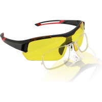 Защитные открытые очки ЕЛАНПЛАСТ Дуэт желтые 802KN (О-13082KN)