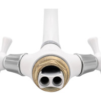 Смеситель для раковины Ekko с гайкой, белый E13332