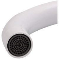 Смеситель для раковины Ekko с гайкой, белый E13332