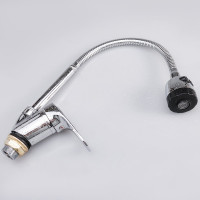 Смеситель для кухни Ekko гибкий излив, с гайкой E4336