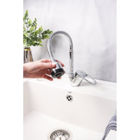 Смеситель для кухни Ekko гибкий излив, с гайкой E4336