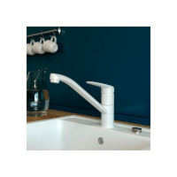 Смеситель для кухни IDDIS Male белый матовый MALWT00i05