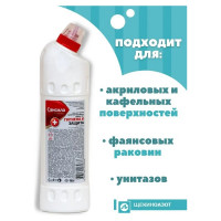 Средство для удаления известкового налета Сансила Гигиена и защита с дезинфицирующим эффектом белый, 750 г СНС-12