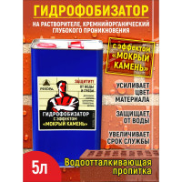 Гидрофобизатор на растворителе с эффектом мокрый камень РЕКОРД 5 л ГФ11