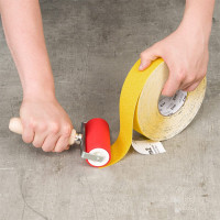 Лента ПВХ для разметки, экстраизносостойкая, толщина 1000 мкм (1 мм), желтая Mehlhose GmbH KSGR050183