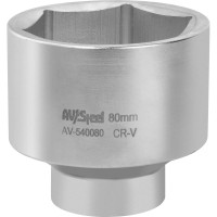 Головка шестигранная (80 мм; 1"DR) AV Steel AV-540080