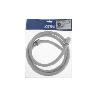 Душевой шланг ZEIN Z12PG 150 см, антиперекручивание, латунные гайки, светло-серый 5482430