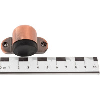 Дверной ограничитель Стандарт 8501 AC (европакет; пушка; старая медь) 11096