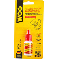 Фиксатор резьбы WOG неразборный (красный) 9 мл WGC0729