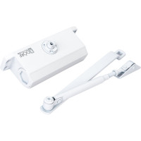 Дверной доводчик DORF  80 кг, белый L8223_white