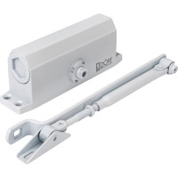 Дверной доводчик DORF  80 кг, белый L8223_white