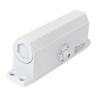Дверной доводчик DORF  80 кг, белый L8223_white