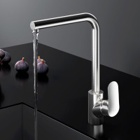 Смеситель для кухни AM.PM Like L-образный излив, сатин F8005011