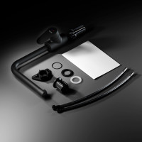 Смеситель для кухни AM.PM Like L-образный излив, черный F8005022