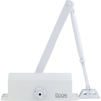 Дверной доводчик DORF 110 кг, белый L8224_white