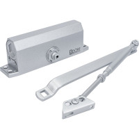 Дверной доводчик DORF 110 кг, серебро L8224_silver