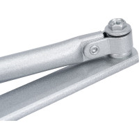Дверной доводчик DORF 110 кг, серебро L8224_silver