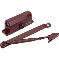 Дверной доводчик DORF 45 кг, коричневый L8222_brown