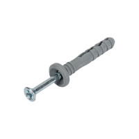 Дюбель-гвоздь Daxmer 6х40 потайная манжета, полипропилен 200 шт 00000333564