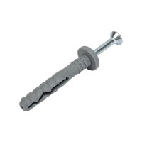 Дюбель-гвоздь Daxmer 6х40 потайная манжета, полипропилен 200 шт 00000333564