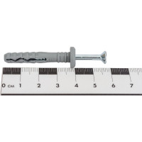 Дюбель-гвоздь Daxmer 6х40 потайная манжета, полипропилен 200 шт 00000333564