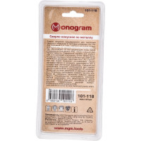 Сверло конусное спиральное по металлу (3-14 мм; Р6М5; Hex 1/4") Monogram 101-118