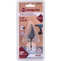 Сверло ступенчатое Special (1/4" - 1 3/8"; 10 ступеней) Monogram 101-071