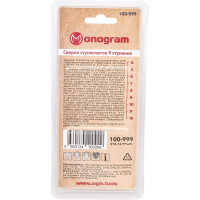 Сверло ступенчатое спиральное по металлу Special (4-12 мм; 9 ступеней; Р6М5) Monogram 100-999