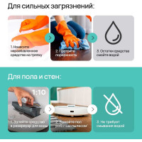 Средство для моющих пылесосов MeloMama без отдушки, 1 л 77241