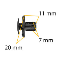 Автокрепеж Alfa Romeo/Fiat/Lancia/Lexus/Mitsubishi/Suzuki/Toyota 10 шт 9S9AK07332 КрепАвто 1403