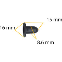 Автокрепеж для VAG 10 шт 3C0853586 КрепАвто 1943
