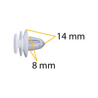 Автокрепеж для Infiniti/Nissan 10 шт 155309791 КрепАвто 1690