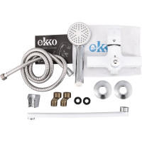 Смеситель для ванны Ekko длинный излив, белый E22301