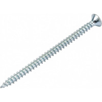 Саморез КРЕП-КОМП белый цинк, POZY, 3х50, 500 шт. бд350фф