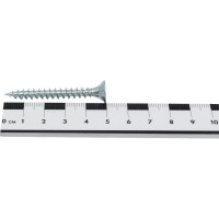 Саморез КРЕП-КОМП белый цинк, POZY, 6х50, 20 шт. бд650мф